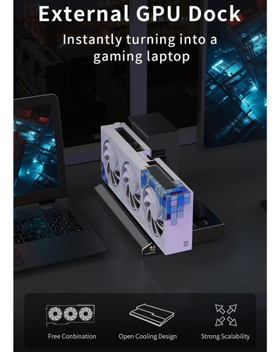 Gpu Cinete Para Las Computadoras Portátiles De Thunderbolt 3