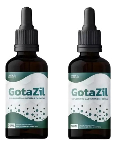 5 Frascos Gotazil Original Combate A Gastrite Azia E Refluxo Sem Sabor