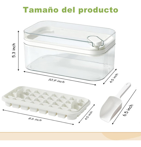 Hielos Molde, Molde Para Hielos Con Tapa Y Cubitera, Moldes