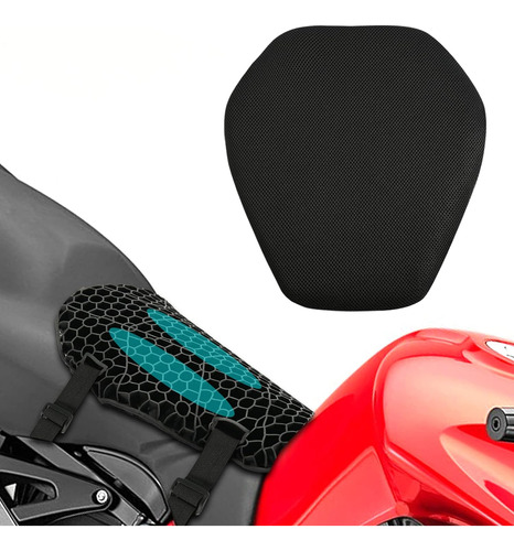 Cojín Universal De Gel Para Asiento De Motocicleta, Funda De