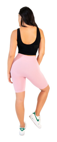 Conjunto De Entrenamiento Biker/short Control Y Top Seamless