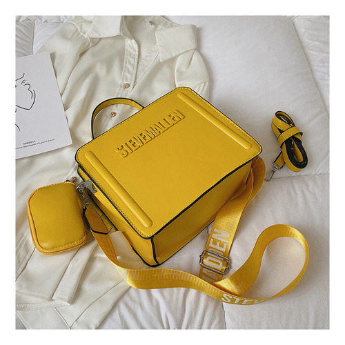 Moda Color Sólido Tote Bag Una Bolsa De Hombro