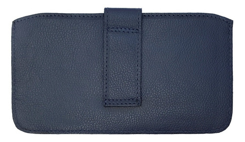 Capa Couro Legítimo Alça E Fecho P/ Kindle Paperwhite Oasis Cor Azul
