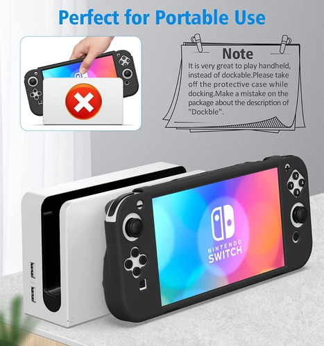 Imagen 5 de 6 de Case Forro Nintendo Switch Oled