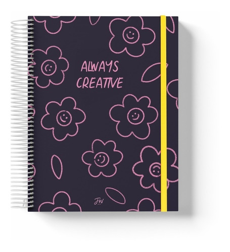 Cuaderno Libreta A5 Fw 15x21 Joy Rayado Con Elastico