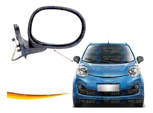 Espejo Eléctrico Derecho O Izquierdo Chery Iq  2008 - 2014