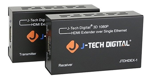 J-tech Digital Hdmi Extender Por Cat Individual 5e / 6/7 (