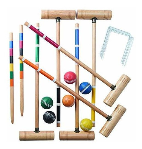 Juego De Croquet Profesional Franklin Para 6 Jugadores