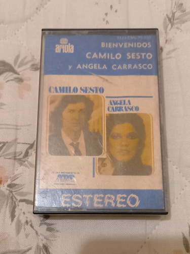 Cassette Camilo Sesto Angela Carrasco Microfon (Usado)