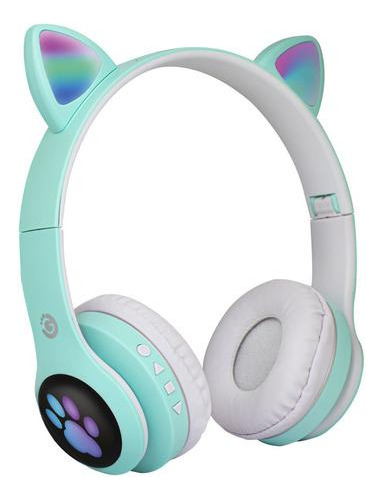 Auriculares Bluetooth Infantiles Gato Goldtech Catbass