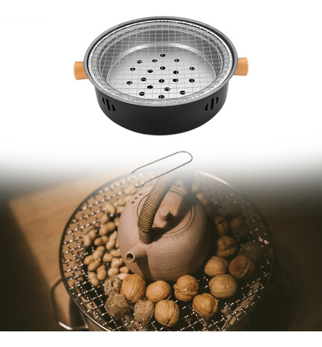Utensilios De Cocción De Fogatas Horno De Madera Negro