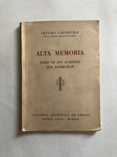 Alta Memoria - Capdevila, Arturo