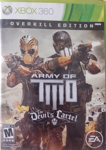 Army Of Two Devil's Cartel Overkill Edition Xbox 360 Físico (Usado)