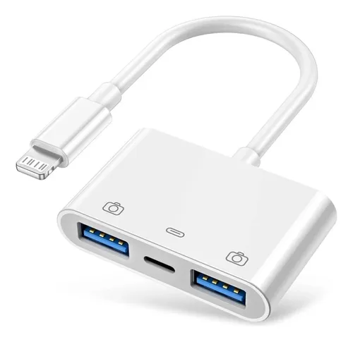 Adaptador De iPhone Usb Lightning Adaptador Otg Duplo Usb3.0 Menor preço em Adaptador De iPhone Usb Lightning Adaptador Otg Duplo Usb3.0