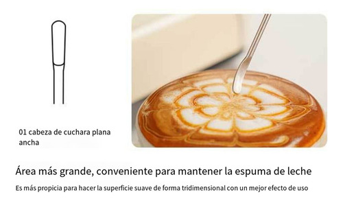 Jarra De Acero Inoxidable 350ml Espuma Leche Incluye Pluma