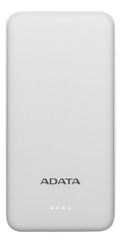 Cargador Power Bank 10000mah Ultra Slim Adata T10000, Blanco