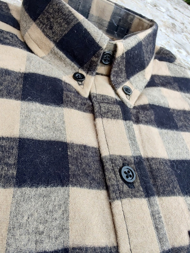 Camisa Leñadora Hombre Abrigada Cuadros