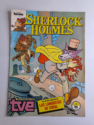 Sherlock Holmes Revista Nª 1 Año 1986 Las Langostas De Coral