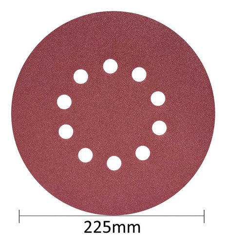 Zici Discos De Lijado Queenly-225 Mm, 50 Unidades, Grano