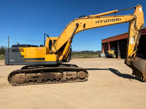 Imagem 3 de 13 de Escavadeira Hidráulica Hyundai 210 Lc 9200 Horas (tem Video)