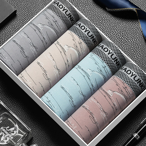Calzoncillos Bóxer De Fibra De Bambú Para Hombre, Transpirab