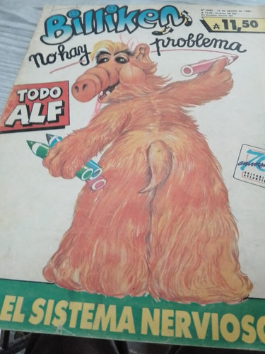 Revista Billiken 1988 Completa Alf Sistema Nervioso 