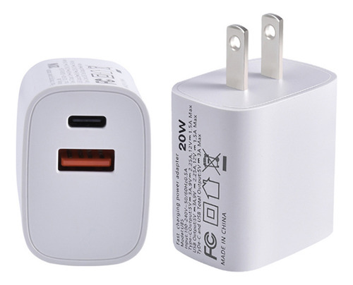 Adaptador De Carga C Quick C-charger 3.0 F-ast C De 20 W, 3