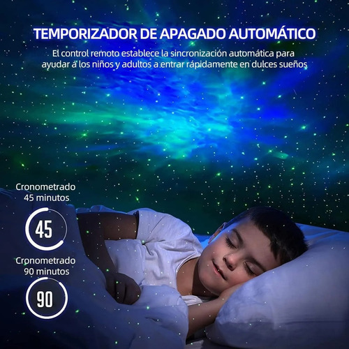 Proyector De Estrella Galaxia Astronautas Lampara De Noche