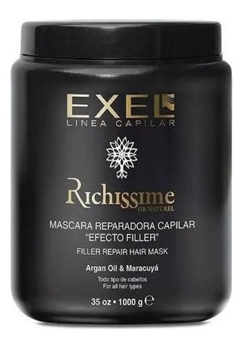 Baño De Crema Exel Argan Maracuya Richissime Profesional 1kg