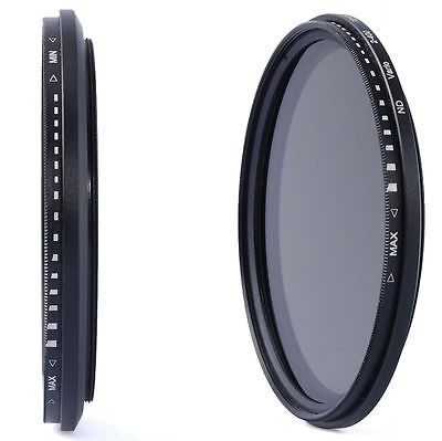 58 Mm Slim Nd Variable De Fader Filtro Densidad Neutra Nd8 N