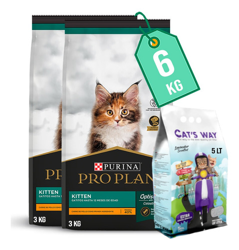 Pro Plan Kitten Gatitos 6 Kg + Obsequio