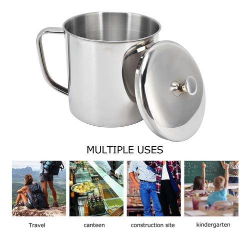 Tapa De Agua Portátil De Acero Inoxidable 304 Para Té Con Fo