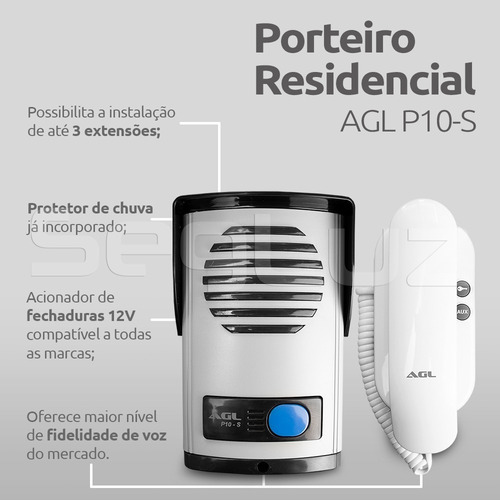 Imagem 3 de 7 de Kit Porteiro Eletrônico Interfone C/ Vídeo Monitor Cftv Cabo