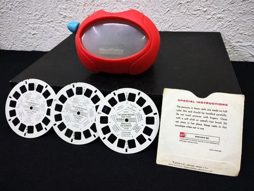 View Master Mattel 1998 Visor 3d 3 Discos Gaf Museo Louvre (Usado)
