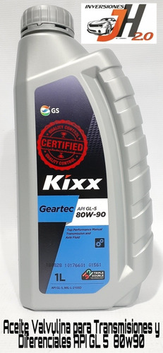 Aceite 80w-90 Valvulina Hecho Usa Debito Sabana Grande