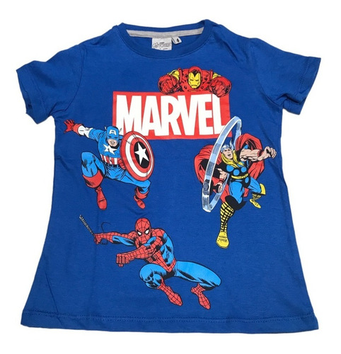 Remera Avengers Disney Marvel Nene Estampado 