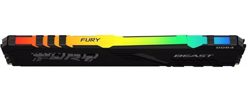 Imagen 4 de 8 de Memoria Ram Gamer Ddr4 16gb 3200mhz Kingston Fury Beast Rgb!