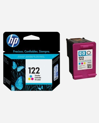 Imagen 2 de 4 de Cartucho De Tinta Hp 122 Tri Color Original Imp 1000 2050