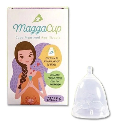 Maggacup Copita Menstrual 100% Silicona Reutilizabl Talle 0 