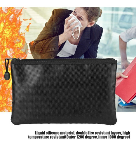 . Bolsa De Documentos Maletín Resistente Al Fuego