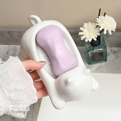 Recipiente De Sabonete De Sabão De Gato De Gato Resistente