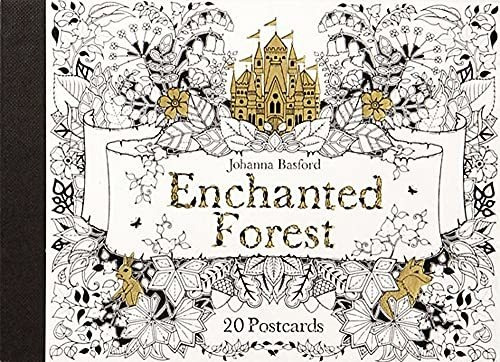 Book : Enchanted Forest Postcards 20 Postcards - Basford,..