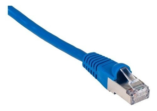 Patch Cord 1 Mts Cat 6a S/ftp 100% Cobre Azul Y Rojo X10 Und