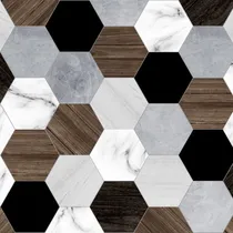 Comprar Vinilo Autoadhesivo Laminado Simil Azulejos Hexagonales Deco