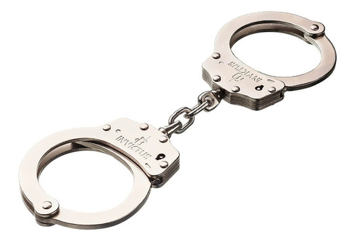Algemas Policial Profissional Aço Carbono- Invictus Cor Prateado