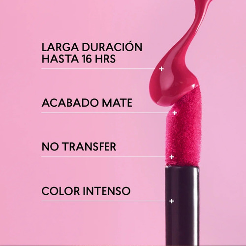 Labial Mate Indeleble Studio Look Cyzone No Transfiere Rose Cupid