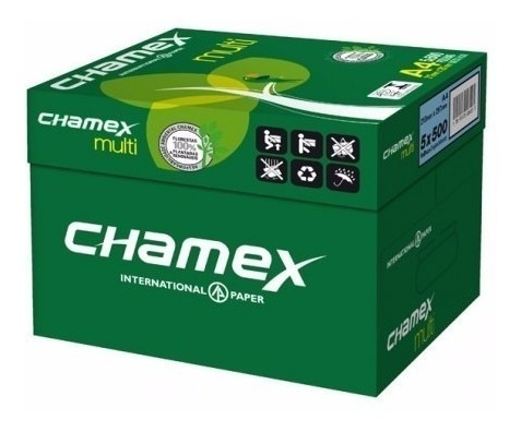 Resma Papel A4 75g Chamex Premium 500 Hojas (caja X 10u.)