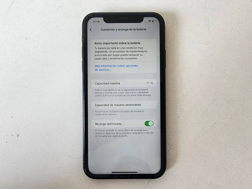 Imagen 7 de 8 de Apple iPhone XR 64 Gb Bateria Al 77% Negro - Sin Accesorios