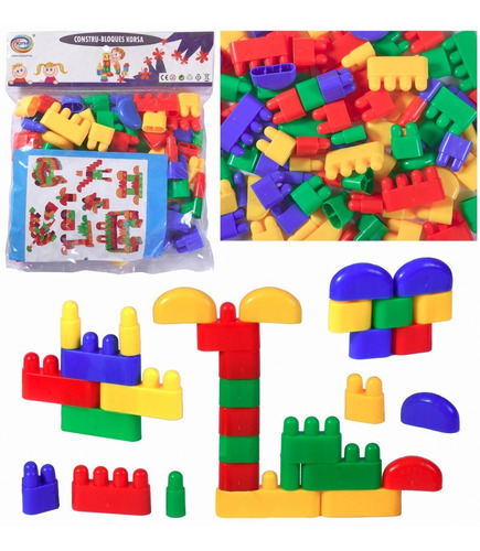 Divertibloques Arquitectó Juegos De Ensarte Didáctico Tc8069 Cantidad De Piezas 1