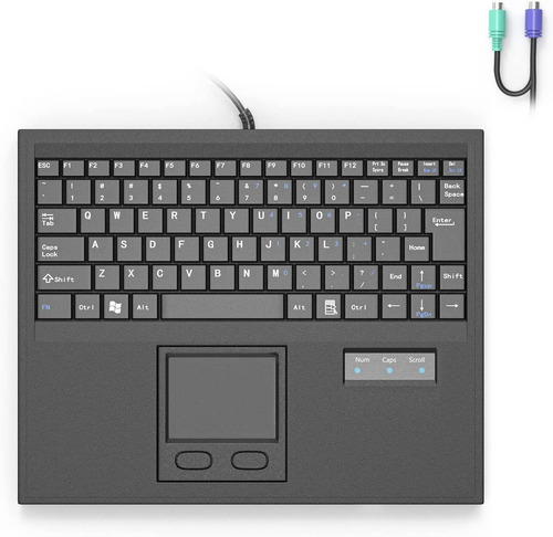 Teclado Portable Compacto Touchpad Gris E-sds